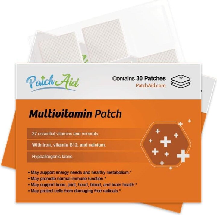 MultiVitamin Plus Topical Patch by PatchAid (30-Day Supply)