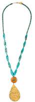 Thumbnail for your product : Devon Leigh Turquoise, Jade & Coral Pendant Necklace