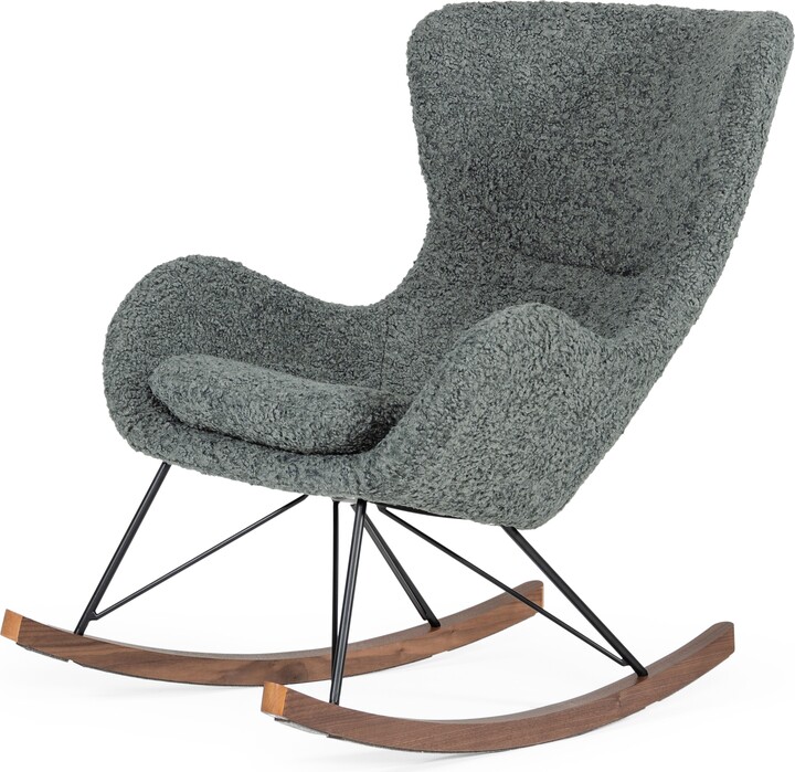 Modrest Ikard Modern Grey Sheep Rocking Chair - ShopStyle Armchairs ...