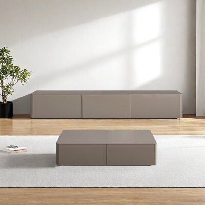 Orxva Galaxy Eco-Friendly TV Stand & Coffee Table Set