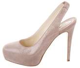 Thumbnail for your product : Brian Atwood Debra Metallic Pumps