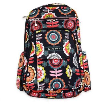 Ju-Ju-Be Be Right Back Backpack Style Diaper Bag in Dancing Dahlias