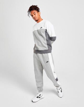 Nike Men's Sportswear Colorblock Crewneck Sweatshirt - ShopStyle