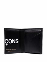 Thumbnail for your product : Comme des Garcons Huge Logo Mini bi-fold leather wallet