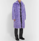 Thumbnail for your product : Prada Oversized Textured Mohair And Cotton-Blend Coat