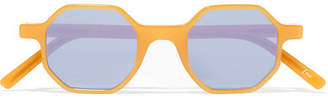 Andy Wolf - Octagon-frame Acetate Sunglasses - Yellow