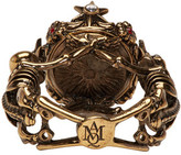 Thumbnail for your product : Alexander McQueen Gold Two Skeletons Ring