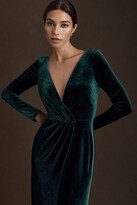 Thumbnail for your product : Jenny Yoo Ryland Velvet Maxi Dress
