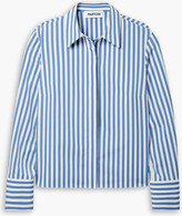 Brooks striped cotton-poplin shirt 