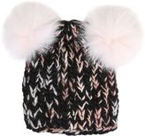 Thumbnail for your product : Eugenia Kim Mimi Wool Tricot Hat With Pompoms