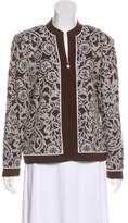 Thumbnail for your product : St. John Abstract Knit Cardigan Abstract Knit Cardigan