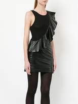 Thumbnail for your product : Filles a papa ruffled one shoulder mini dress