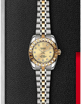 Thumbnail for your product : Tudor M22013-0007 Classic Date diamond, 18ct yellow-gold and stainless-steel automatic watch