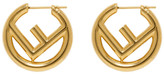 Thumbnail for your product : Fendi Gold F is Earrings