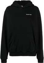 Thumbnail for your product : Sporty & Rich Embroidered-Logo Cotton Hoodie