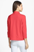 Thumbnail for your product : Lafayette 148 New York Stand Collar Jersey Jacket