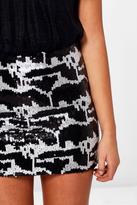 Thumbnail for your product : boohoo Kacy Sequin Mini Skirt