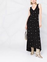 Thumbnail for your product : Paco Rabanne Floral-Embroidered Maxi Dress