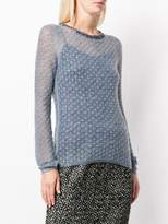 Thumbnail for your product : Ermanno Scervino beaded neck jumper