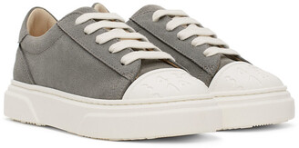 MM6 MAISON MARGIELA Kids Grey Lace-Up Sneakers
