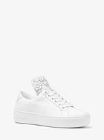 Thumbnail for your product : MICHAEL Michael Kors Mindy Floral Applique Leather Sneaker