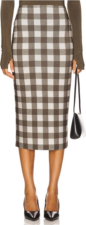 Norma Kamali Straight Skirt To Midcalf