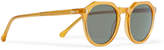 Thumbnail for your product : Cubitts - Cartwright Round-frame Acetate Sunglasses - Yellow