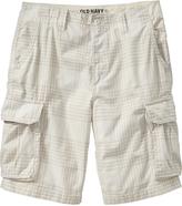 Thumbnail for your product : Old Navy Men's Plaid Broken-In Cargo Shorts (10 1/2")