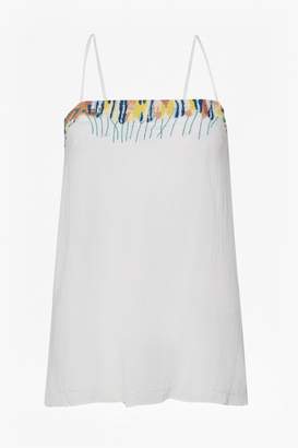 French Connection Melissa Cotton Embroidered Cami Top