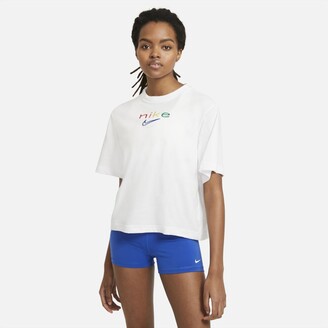 Nike Dri-FIT Women's Boxy Rainbow Training T-Shirt - ShopStyle Activewear  Tops