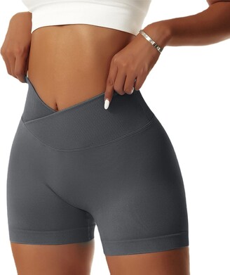High Waisted Womens Booty Scrunch Yoga Shorts For Gym And Sports