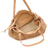 Thumbnail for your product : Henry Beguelin Opale Woven Leather Tote Bag, Neutral