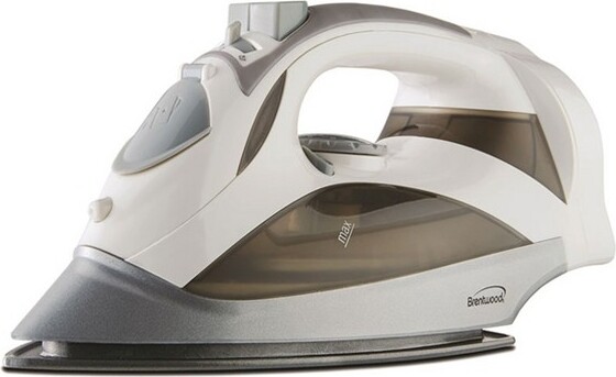 Brentwood BrentwoodSteamIronWithRetractableCord-White