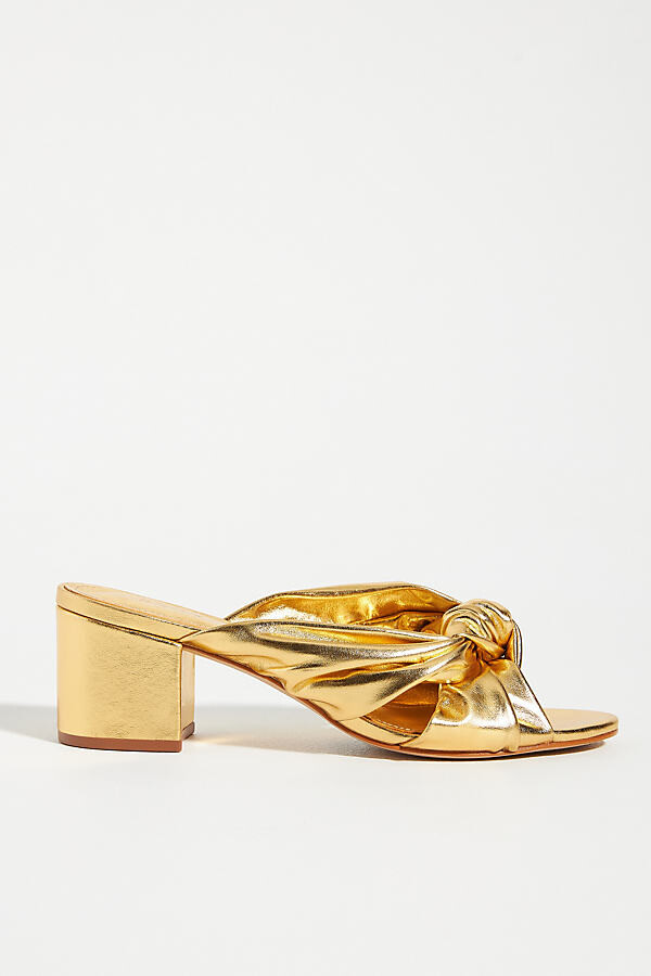 Schutz Gold Women's Shoes | ShopStyle