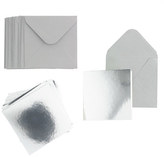 Thumbnail for your product : J.Crew Silver notecard pack