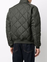 Thumbnail for your product : Barbour Logo-Patch Zip-Up Quilted Jacket