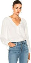 Thumbnail for your product : Frame Denim Crepe Lace Up Shirt
