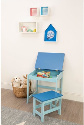 Premier Housewares Kids Desk And Stool Set- Blue