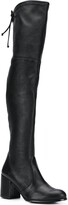Thumbnail for your product : Stuart Weitzman Block Heel Thigh-High Boots