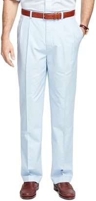 Brooks Brothers Clark Fit Supima® Cotton Poplin Pants