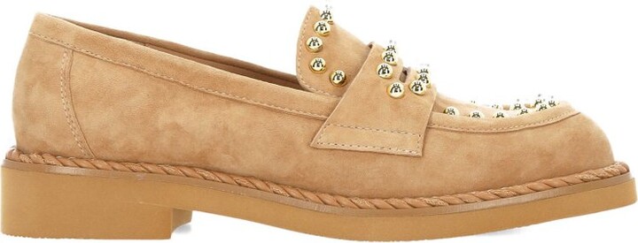 Bruno Premi Studded Flat Shoes