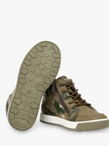 Thumbnail for your product : Joules Little Joule Children's Runaround High Top Lace Up Trainers, Khaki