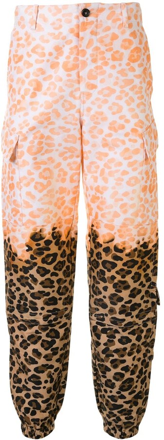 orange cargo trousers mens