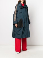 Thumbnail for your product : Fendi FF motif oversized hooded parka