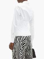 Thumbnail for your product : Sara Battaglia Structured Cotton Shirt - Womens - White