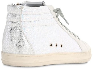P448 20mm Skate Glitter & Suede High Sneakers
