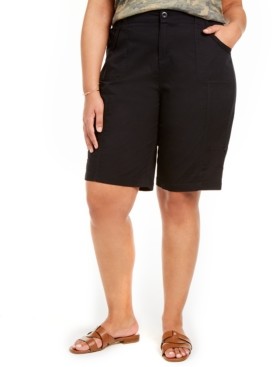 Style&Co. Style & Co Plus Size Cotton Bermuda Shorts, Created for Macy's