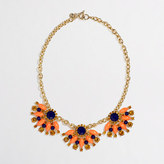 Thumbnail for your product : J.Crew Factory Factory stone fan necklace