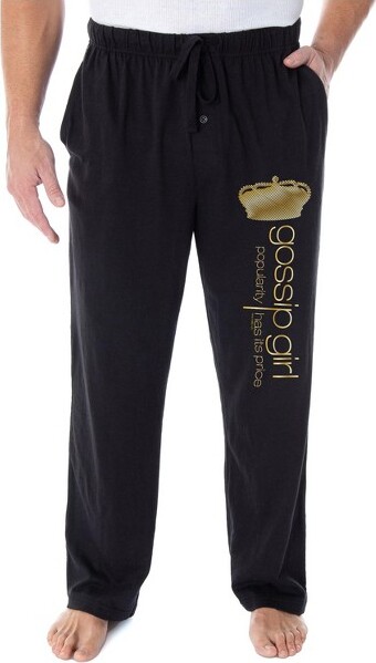 Gossip Girl IntimoGossipGirlTVShowAdultPajamaPantsPopularityHasItsPriceLoungewearSleepPants(Small)Black