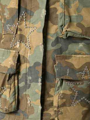 Amiri camouflage print jacket